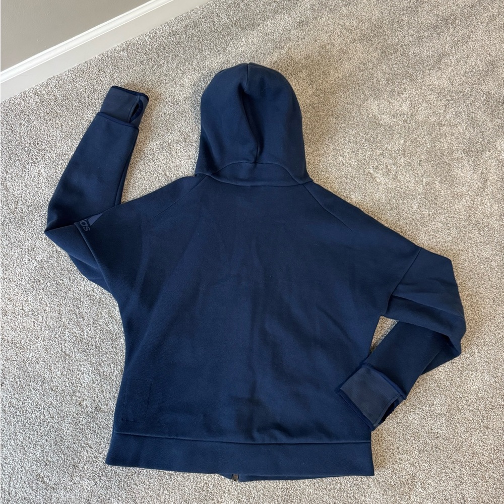 Adidas Zip Up Hoodie Jacket - Picture 2 of 7